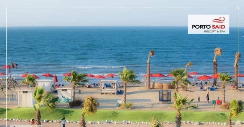شاليه فندقي أرضي بحديقه خاصه في منتجع بورتوسعيد 'Ezbet Shalabi el-Rudi Exterior foto