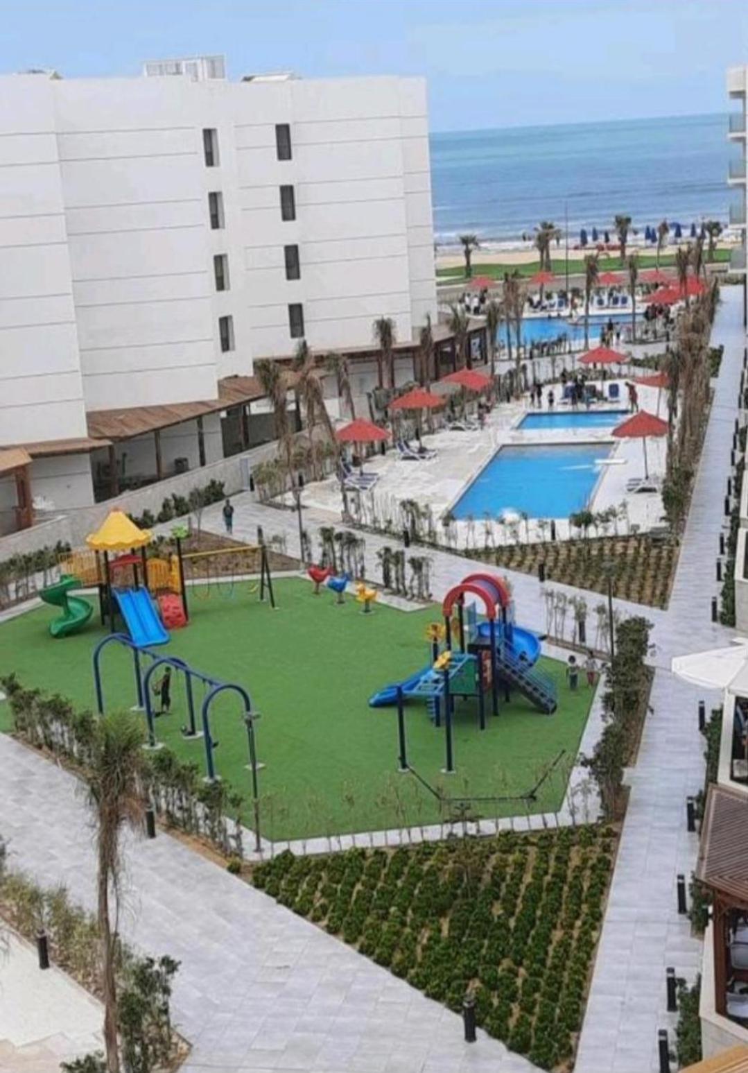 شاليه فندقي أرضي بحديقه خاصه في منتجع بورتوسعيد 'Ezbet Shalabi el-Rudi Exterior foto